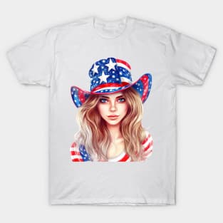 4th of July Girl #5 T-Shirt